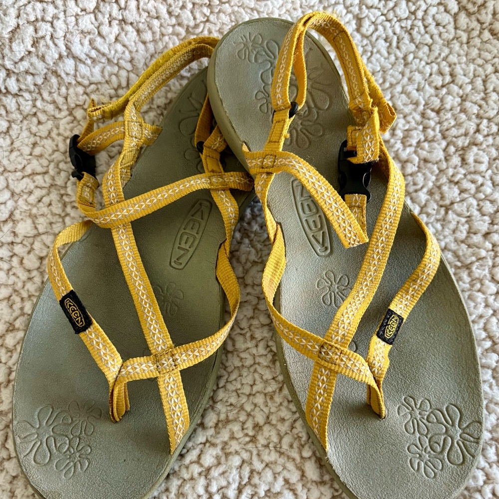 Keen Mustard Strappy Sandals